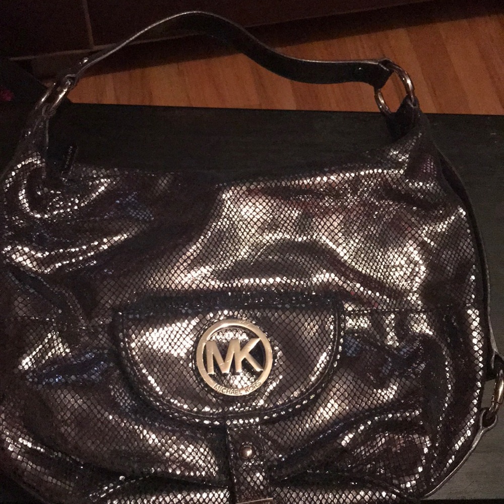 Authentic Rare Michael Kors Snake Feel Bag